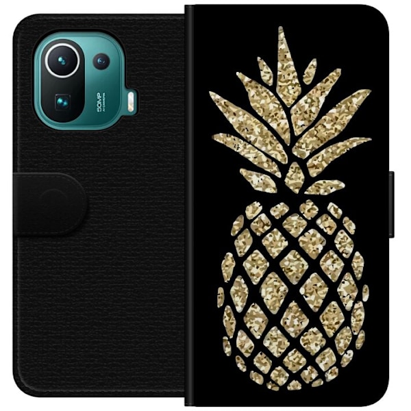 Xiaomi Mi 11 Pro Tegnebogsetui Ananas