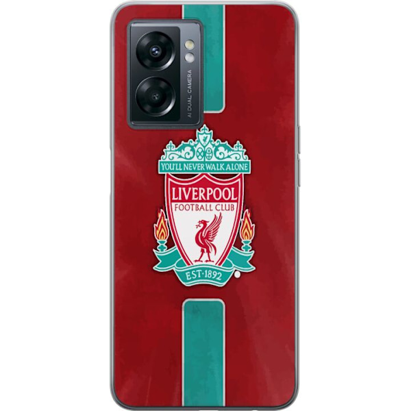 OnePlus Nord N300 Läpinäkyvä kuori Liverpool FC - Klassinen