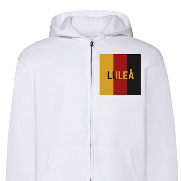 Zip-Hoodie för Barn | Huvtröja med Dragkedja Luleå – Hock vit one size