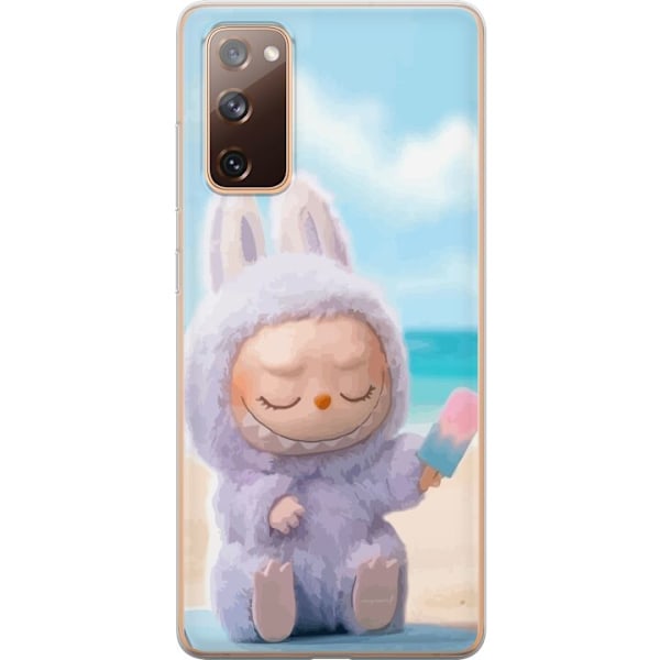 Samsung Galaxy S20 FE Läpinäkyvä kuori Labubu Vaaleanpunainen Tunnelma