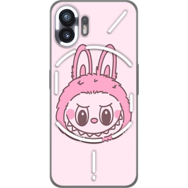 Nothing Phone (2) Läpinäkyvä kuori Labubu Eläinradan Bunny-versio
