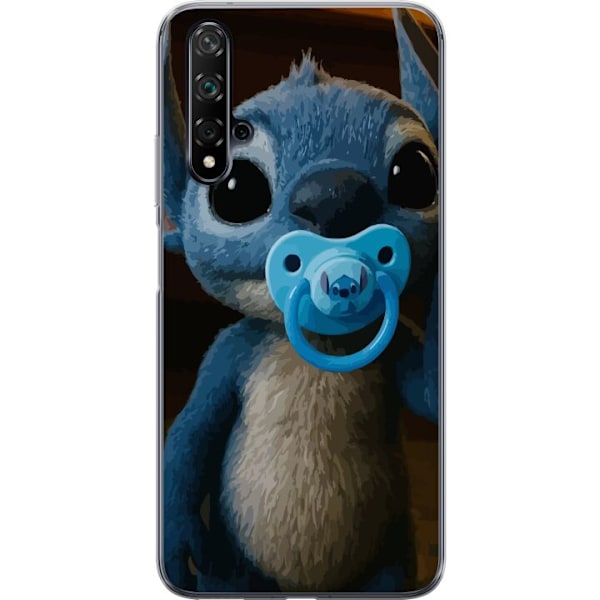 Huawei nova 5T Läpinäkyvä kuori Stitch & Napp - vauvateema söpöllä hahmolla
