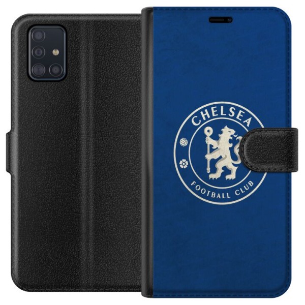 Samsung Galaxy A51 Lompakkokotelo Chelsea jalkapalloseura