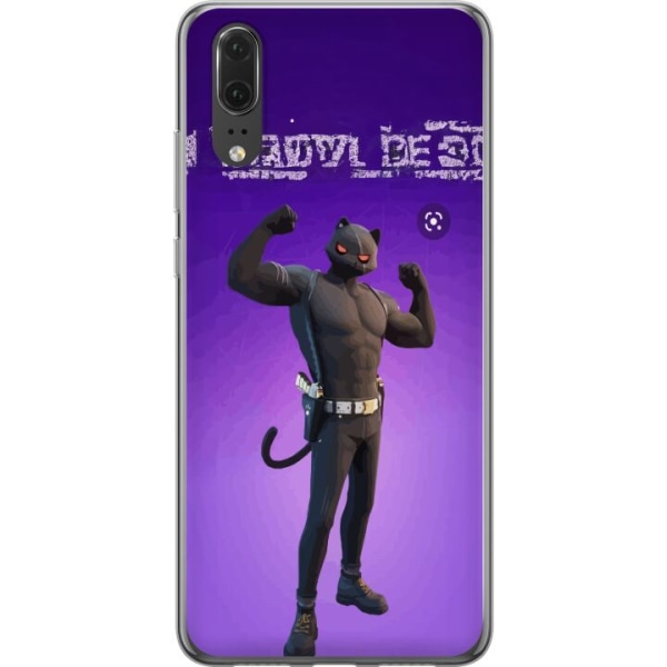 Huawei P20 Gennemsigtig cover Fortnite - Meowscles