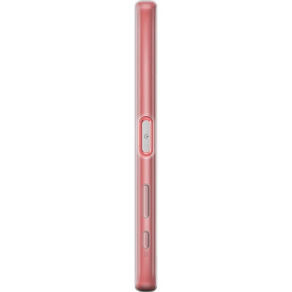 Sony Xperia Z5 Compact Läpinäkyvä kuori Fortnite - Punainen