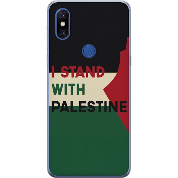 Xiaomi Mi Mix 3 Genomskinligt Skal Stand with Palestine – solidaritetsdesign med starkt budskap
