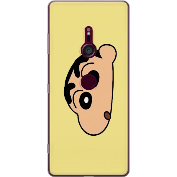 Sony Xperia XZ3 Läpinäkyvä kuori Peeking Shinchan