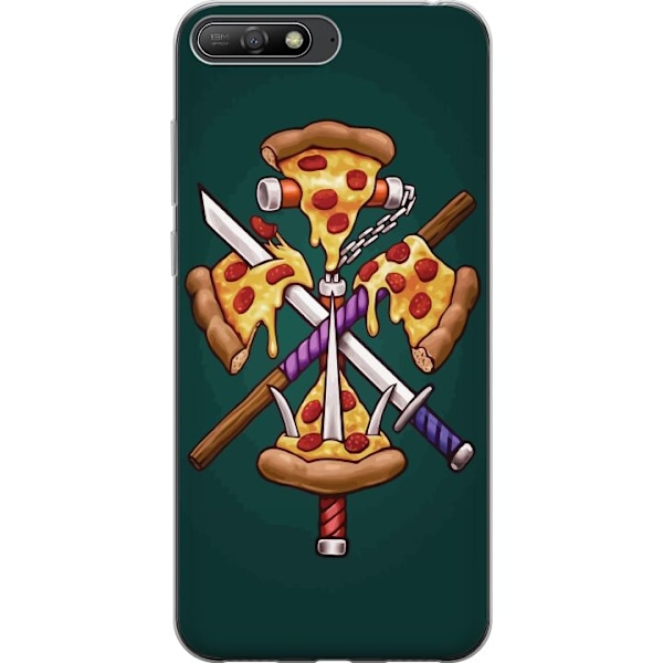 Huawei Y6 (2018) Läpinäkyvä kuori Pizza