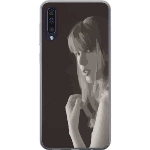 Samsung Galaxy A50 Läpinäkyvä kuori Taylor Swift