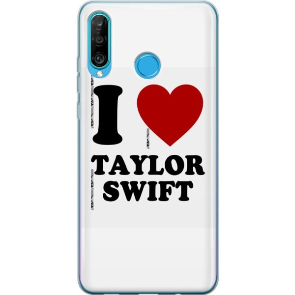 Huawei P30 lite Läpinäkyvä kuori Taylor Swift