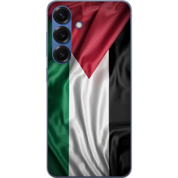 Samsung Galaxy S25+ Gennemsigtig cover Palestinaflaget – iko
