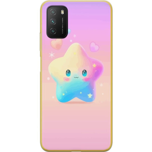 Xiaomi Poco M3  Gjennomsiktig deksel Stjerne