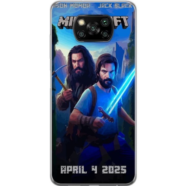 Xiaomi Poco X3 NFC Gjennomsiktig deksel En Minecraft-film