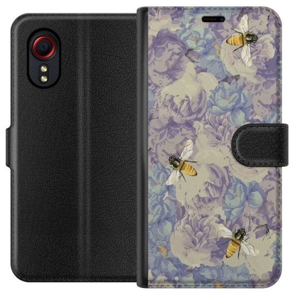 Samsung Galaxy Xcover 5 Tegnebogsetui Blomster