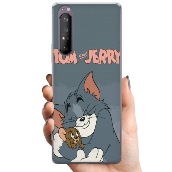 Sony Xperia 1 II TPU Matkapuhelimen kuori Tom ja Jerry