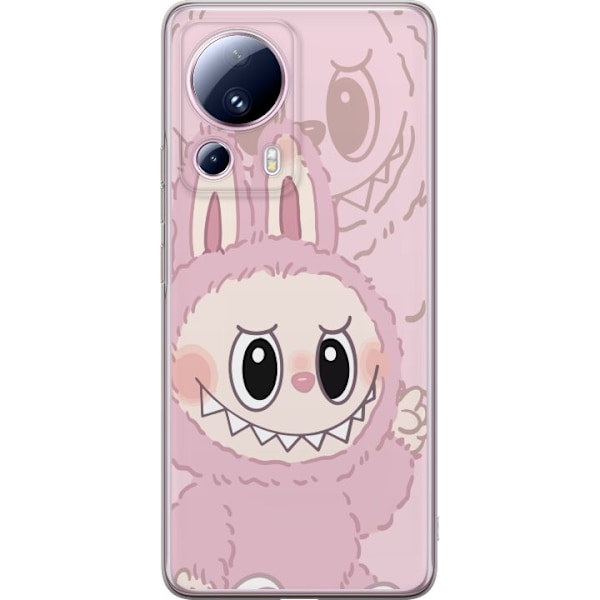 Xiaomi 13 Lite Genomskinligt Skal Labubu Floral Freak – Blom