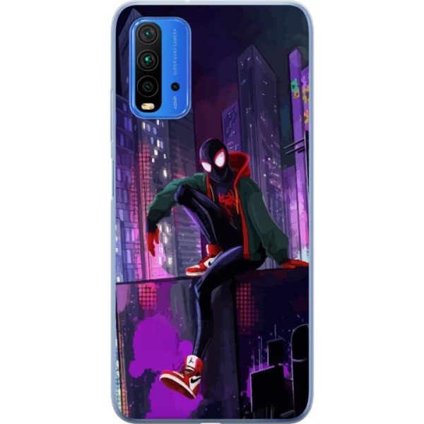 Xiaomi Redmi Note 9 4G Genomskinligt Skal Fortnite - Spider-Ma