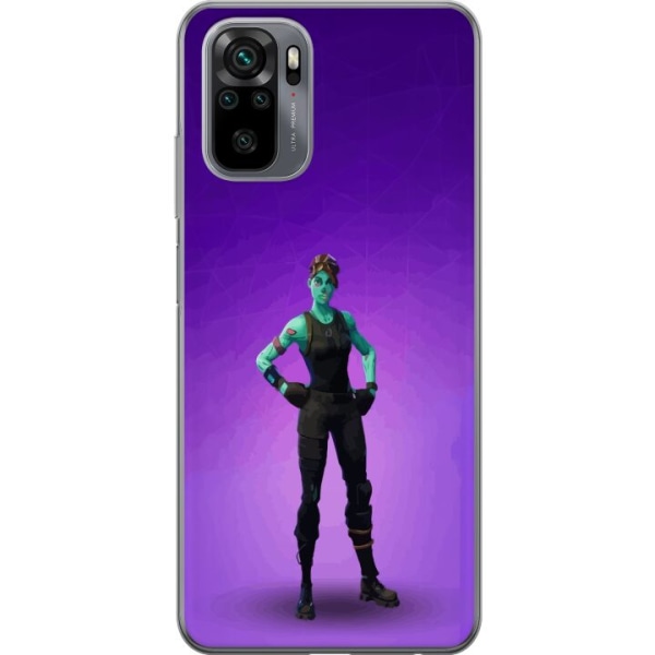 Xiaomi Redmi Note 10S Gennemsigtig cover Fortnite - Ghoul Troo