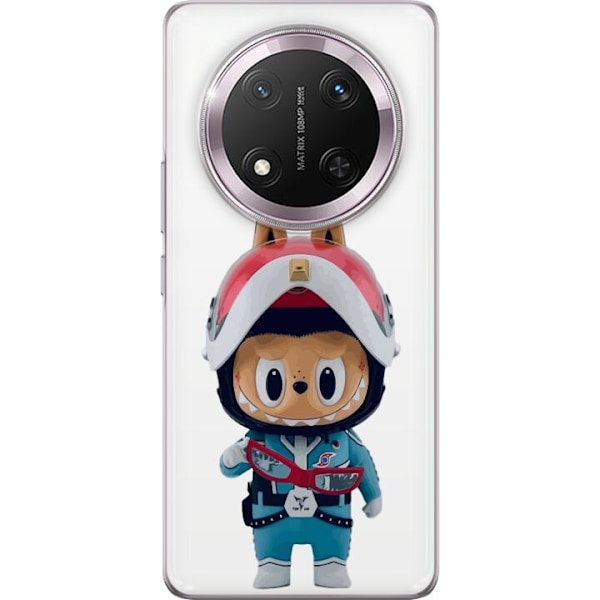 Honor Magic7 Lite Läpinäkyvä kuori How2work Labubu hirviöt x Ultraman Blue -hahmo