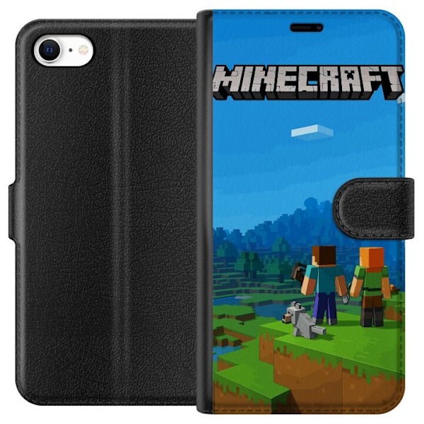 Apple iPhone 6 Lompakkokotelo Minecraft Key Art