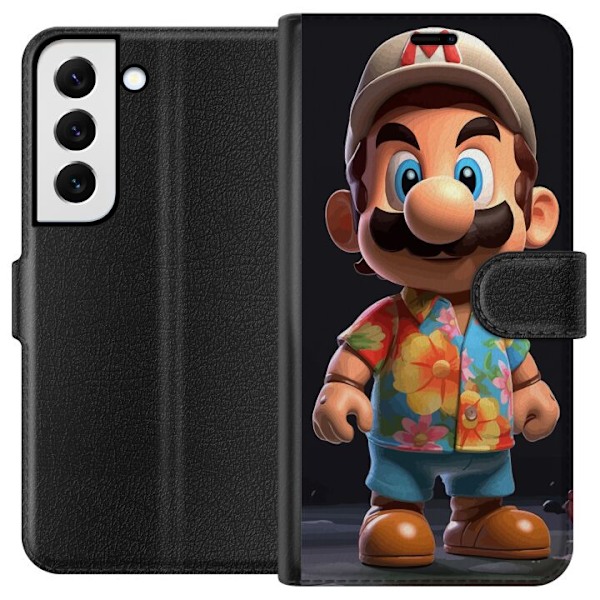 Samsung Galaxy S22 5G Plånboksfodral Super Mario
