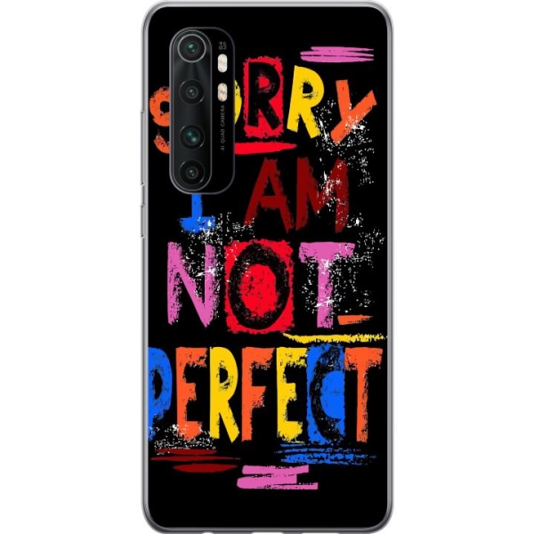 Xiaomi Mi Note 10 Lite Gennemsigtig cover Sorry