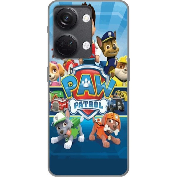 OnePlus Nord 3 Läpinäkyvä kuori Paw Patrol