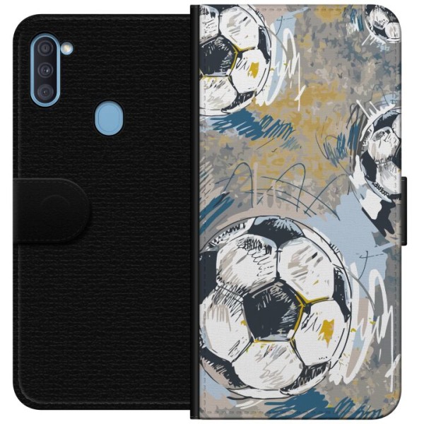 Samsung Galaxy A11 Plånboksfodral Fotboll