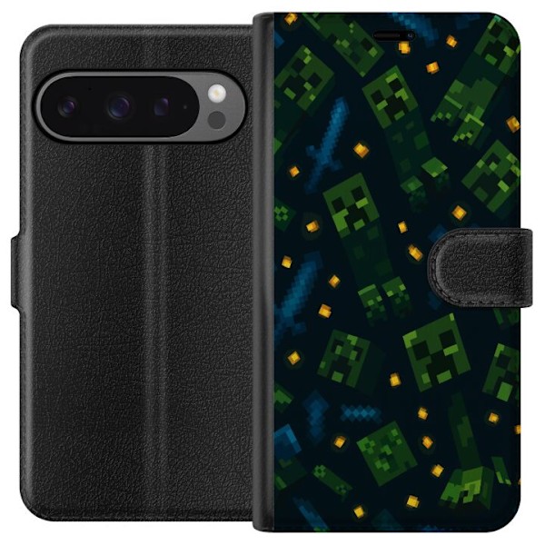 Google Pixel 9 Pro XL Tegnebogsetui Minecraft Dungeons Mob