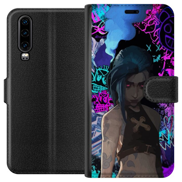 Huawei P30 Tegnebogsetui Arcane, League of Legends