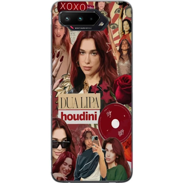 Asus ROG Phone 5 Gjennomsiktig deksel Dua Lipa – Fashion & S