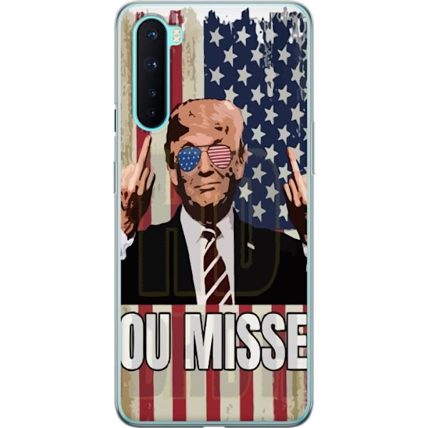 OnePlus Nord Gennemsigtig cover Trump