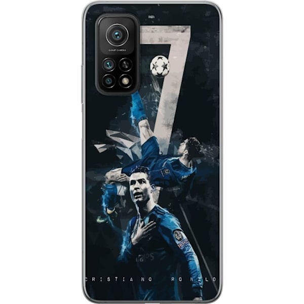 Xiaomi Mi 10T 5G Läpinäkyvä kuori Ronaldo