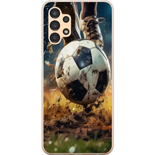 Samsung Galaxy A13 Gjennomsiktig deksel Fotball