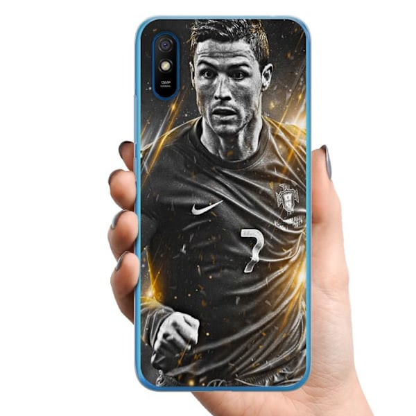 Xiaomi Redmi 9A TPU Matkapuhelimen kuori Cristiano Ronaldo