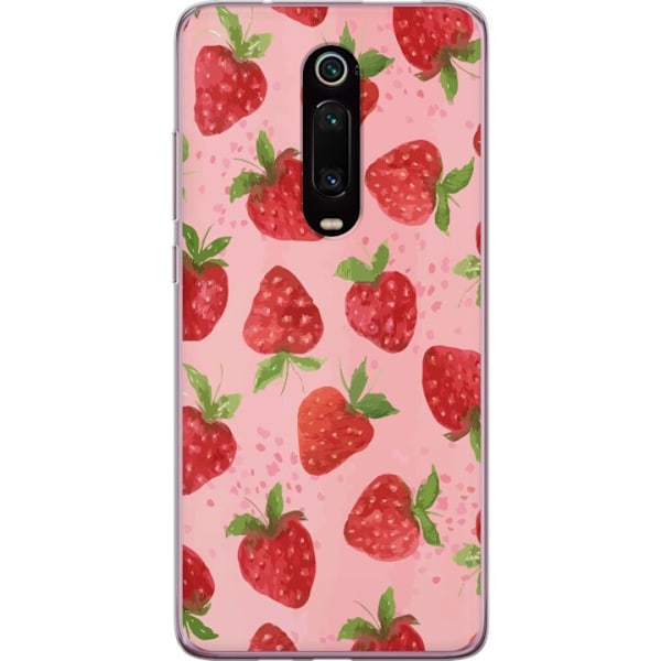 Xiaomi Mi 9T Pro  Genomskinligt Skal Strawberry Dreams – jor