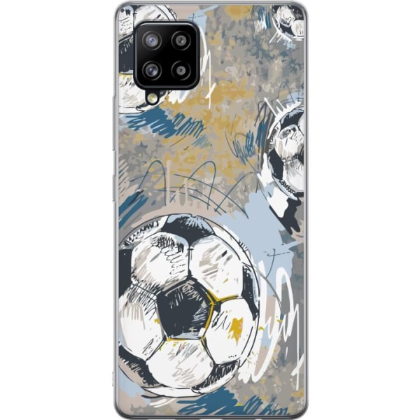 Samsung Galaxy A42 5G Gennemsigtig cover Fodbold