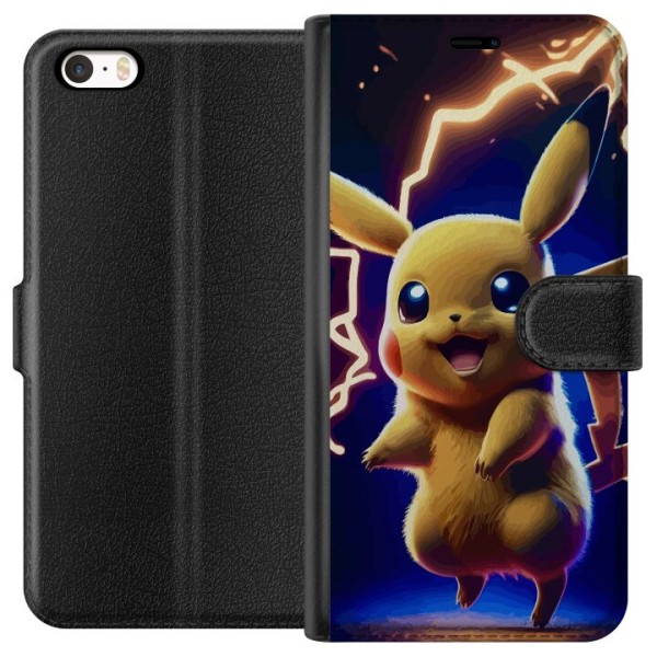 Apple iPhone 5s Plånboksfodral Pikachu