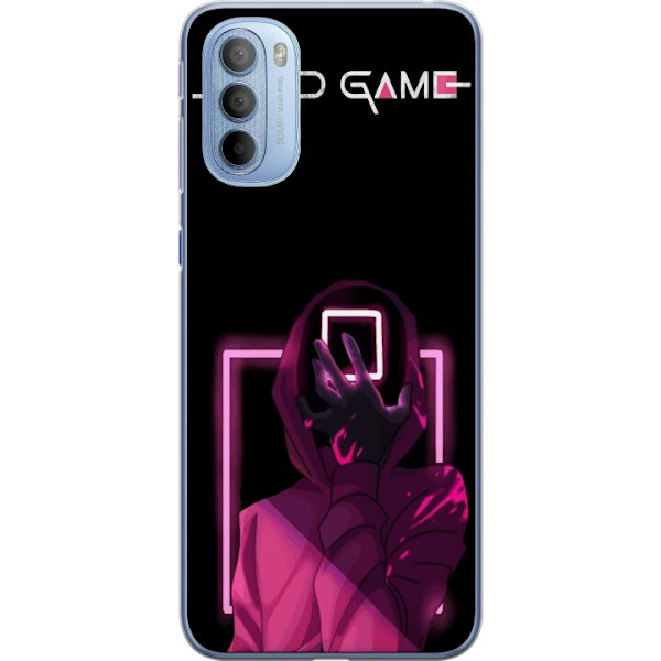 Motorola Moto G31 Läpinäkyvä kuori Squid Game Teema Suosittu Sarja Motiivi Graafinen Ikoninen Suunnittelu Aasialainen Popkulttuuri Jännitys Draama