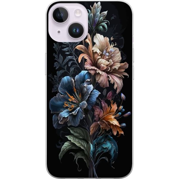Kompatibelt Mobildeksel til Apple iPhone 14 Blomster