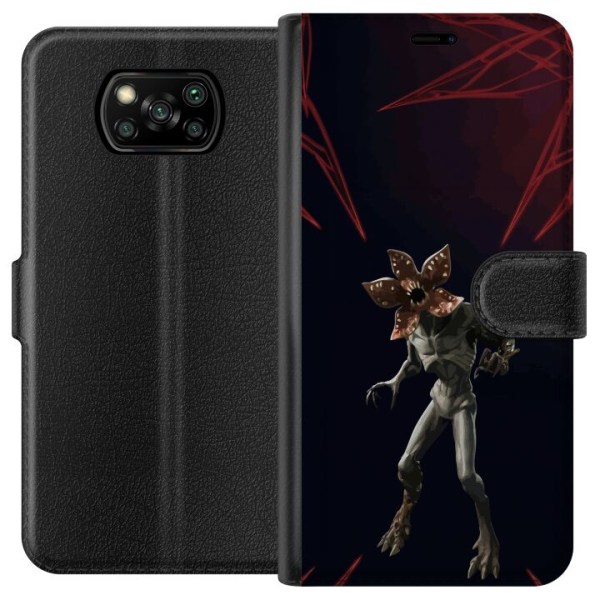 Xiaomi Poco X3 NFC Lompakkokotelo Fortnite - Demogorgon