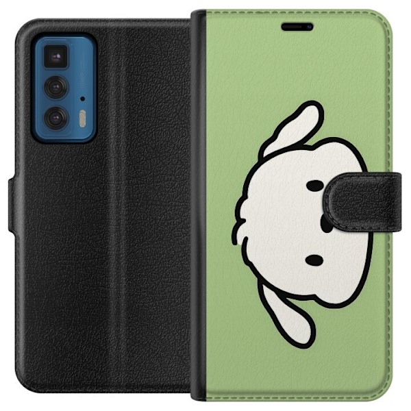 Motorola Edge 20 Pro Lommeboketui Snoopy Flip