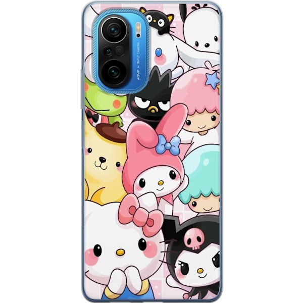 Xiaomi Poco F3 Gennemsigtig cover Kawaii Sanrio Crew