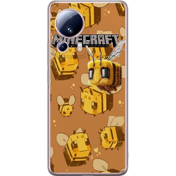 Xiaomi 13 Lite Läpinäkyvä kuori Minecraft Bi