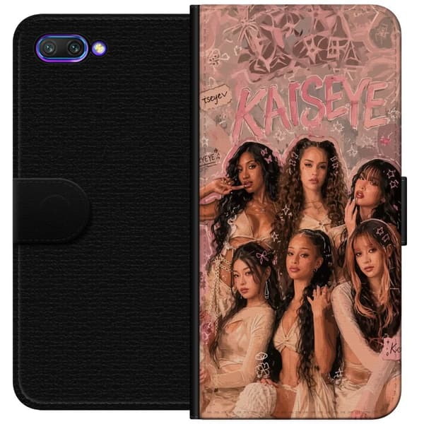 Kompatibel Tegnebogsetui til Honor 10 Katseye gruppmotiv pink