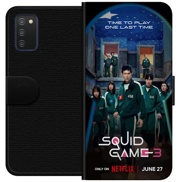 Samsung Galaxy A03s Tegnebogsetui Squid Game Sæson 3 TV-serie karakterer Populære TV-serie motiver Ikoner Spænding Drama Asiatisk design Trend