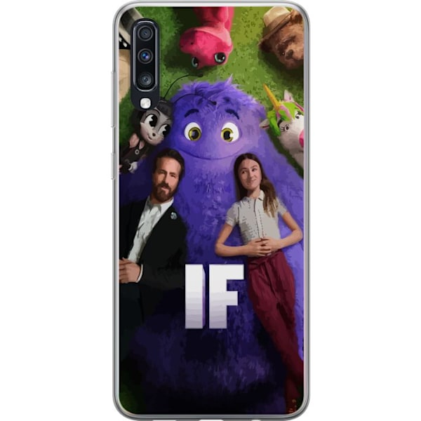 Samsung Galaxy A70 Läpinäkyvä kuori IF: Låtsaskompisar