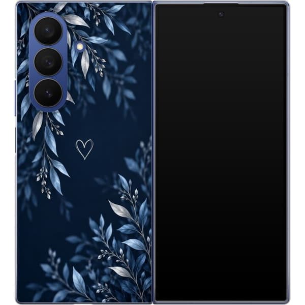 Kompatibelt Mobilskal till Samsung Galaxy Z Fold7 Nattlöv blå