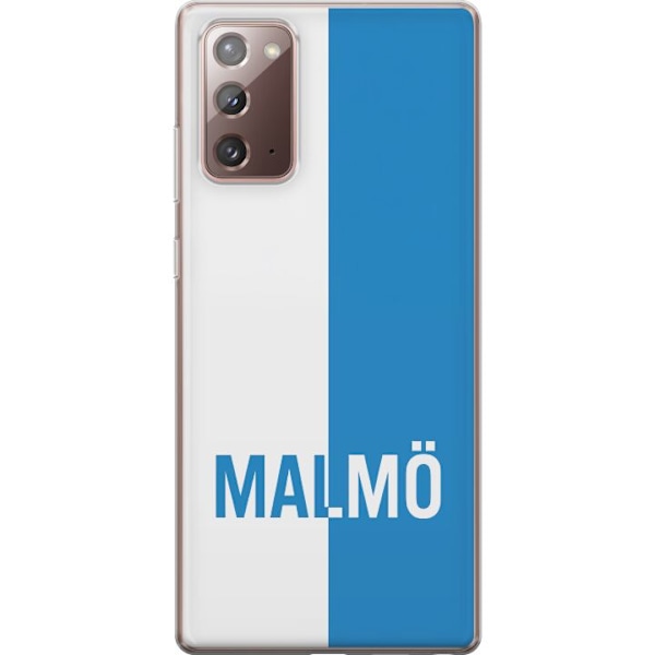 Samsung Galaxy Note20 Läpinäkyvä kuori Malmö – jalkapallo