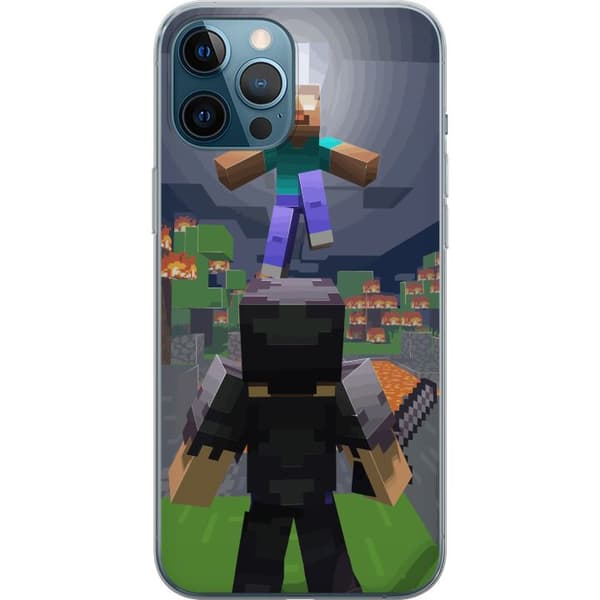 Kompatibelt Mobildeksel til Apple iPhone 12 Pro Max Minecraft